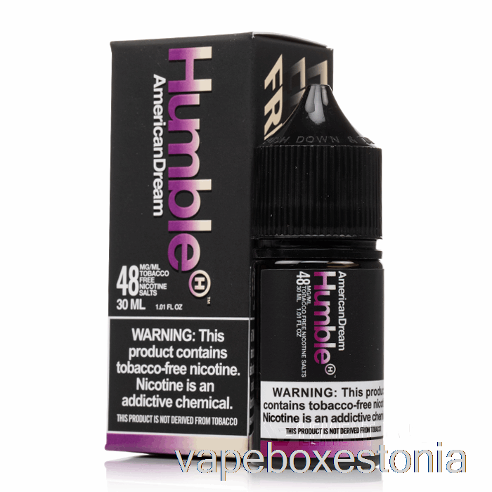 Vape Box Estonia American Dream - Humble Salts - 30ml 48mg